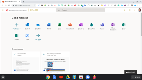 office 365 apps 